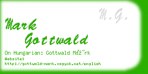 mark gottwald business card